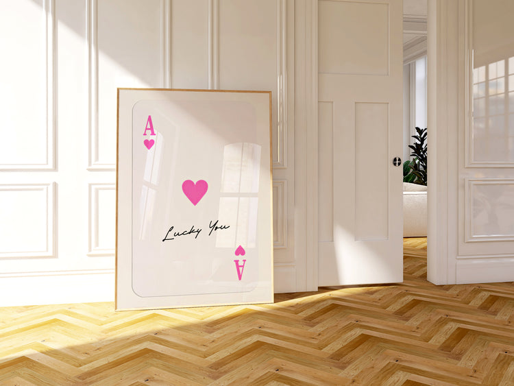 Lucky You - Ace of Hearts (Pink) Digital Download