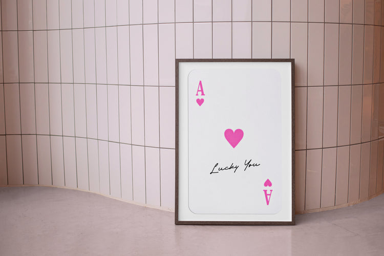 Lucky You - Ace of Hearts (Pink) Digital Download