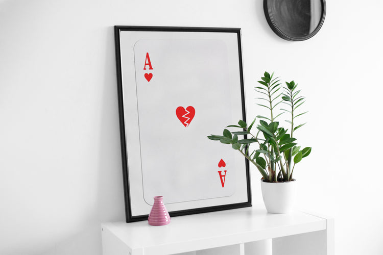 Ace of Broken Hearts Art Print
