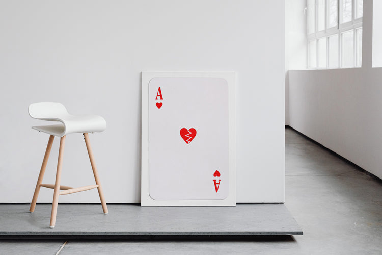 Ace of Broken Hearts Art Print