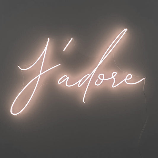 J'Adore Neon Sign