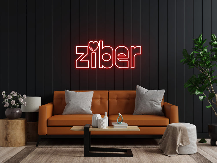 Ziber Neon Sign