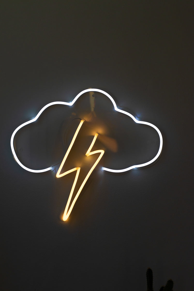 Stormy Weather Neon Sign