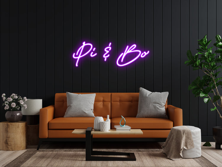 Pi & Bơ Neon Sign